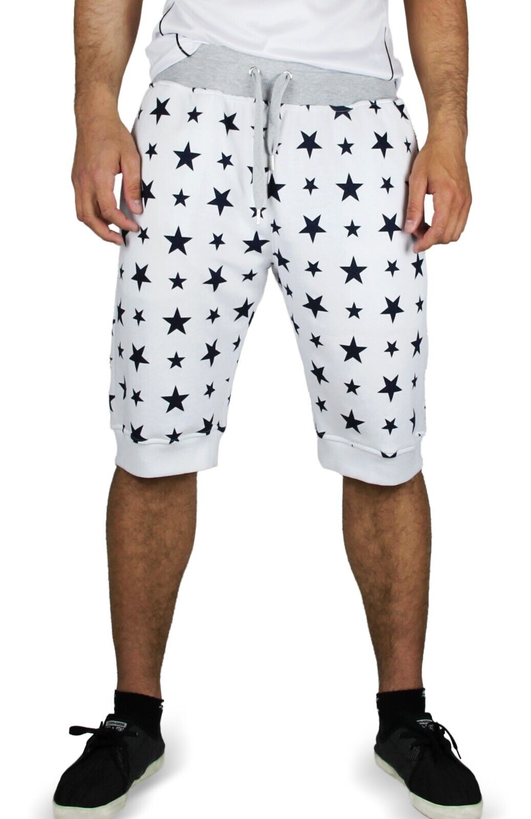 Blue Ocean Mens Star Printed Jogger Shorts (psr-11)