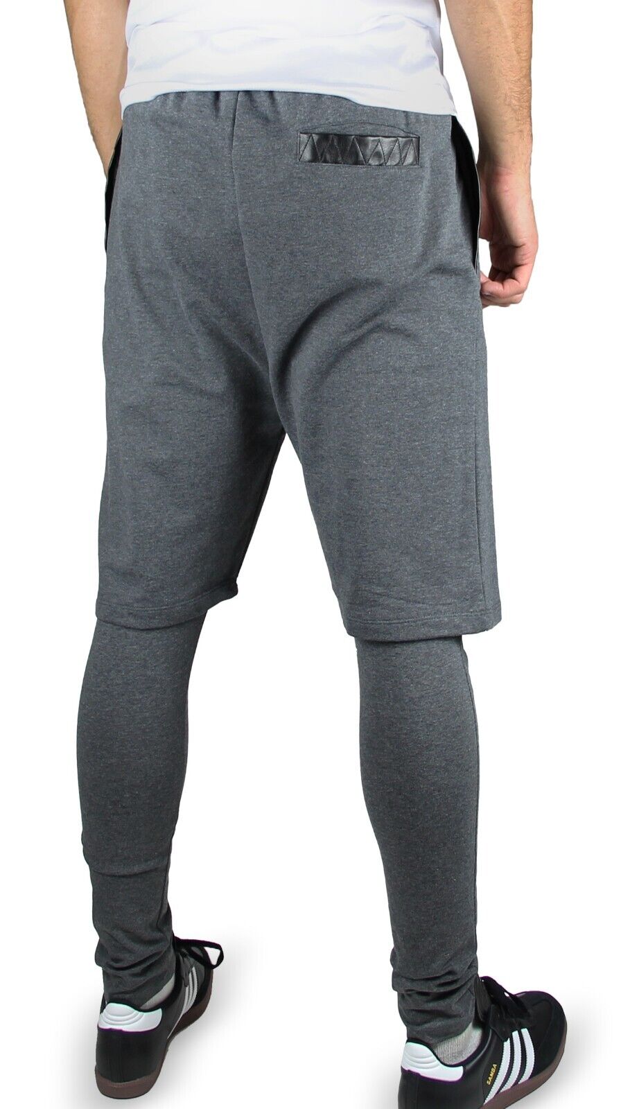 Blue Ocean Mens Stylish French Terry Layered Pants (bp-77)
