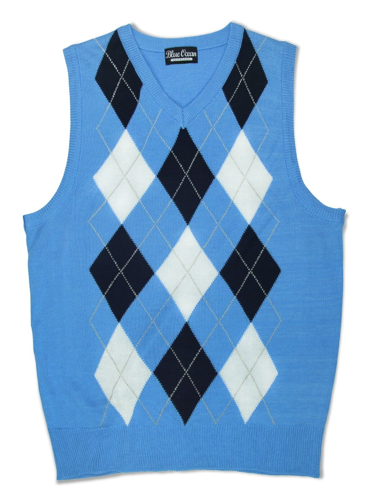 Blue Ocean Boys Argyle Vest (sv-255 Boys)