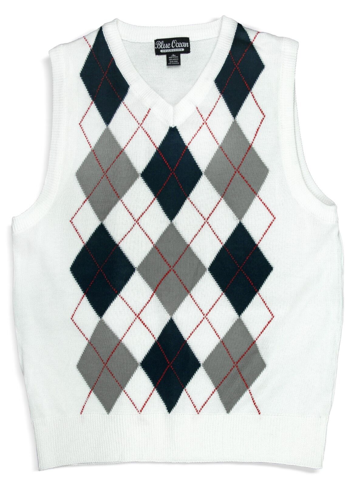 Blue Ocean Boys Argyle Vest (sv-255 Boys)