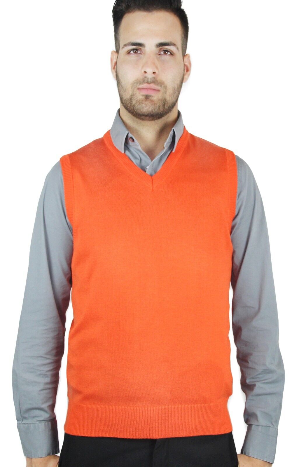 Blue Ocean Mens Solid Sweater Vest (sv-243)