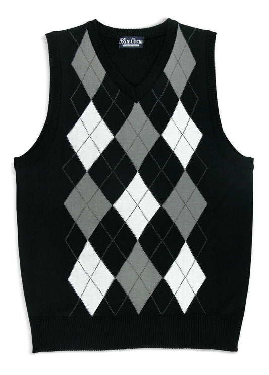 Blue Ocean Kids Argyle Sweater Vest (sv-255 Kids)