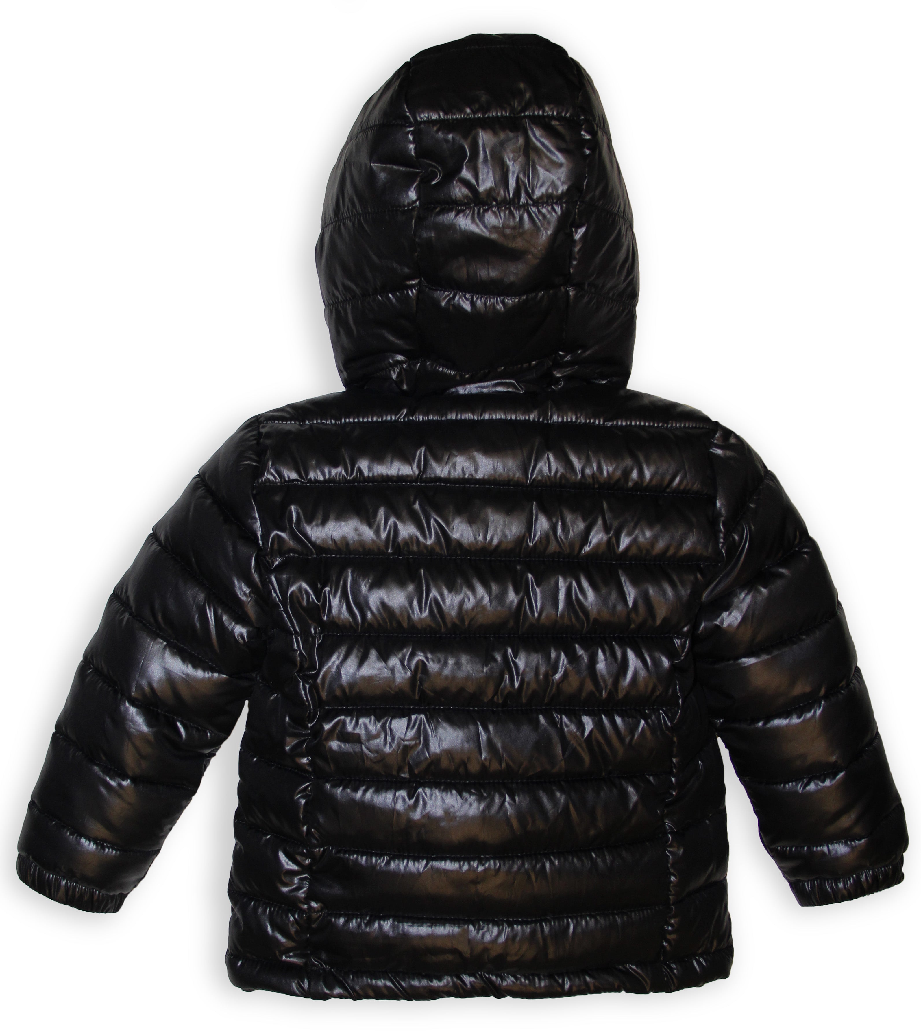 Buy RUFF Black Synthetic Leather Hood Boys Jacket | Shoppers Stop